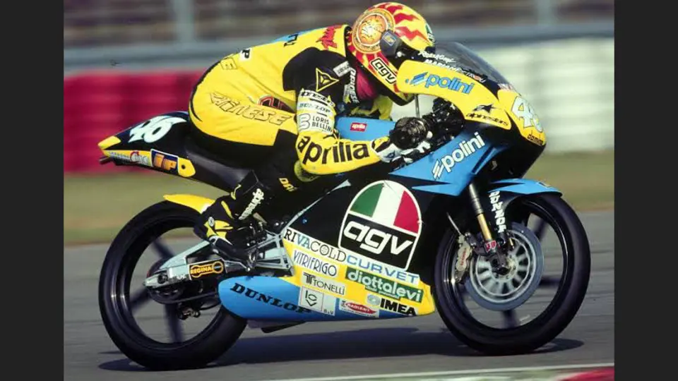 Valentino Rossi made his debut on chassis 1291195 at the 1996 Malaysian Grand Prix, racing with Aprilia.
