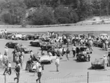 Chassis 85065 (second row, to the right) is captured at the Thompson Speedway in Connecticut, likely for an SCCA race.