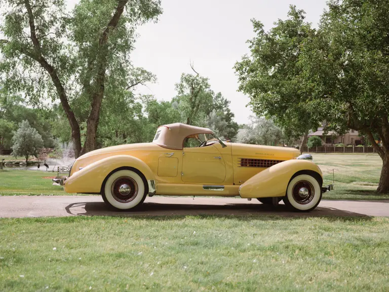 1935 White Auburn 851 Speedster Franklin Mint 1:24 W/COA