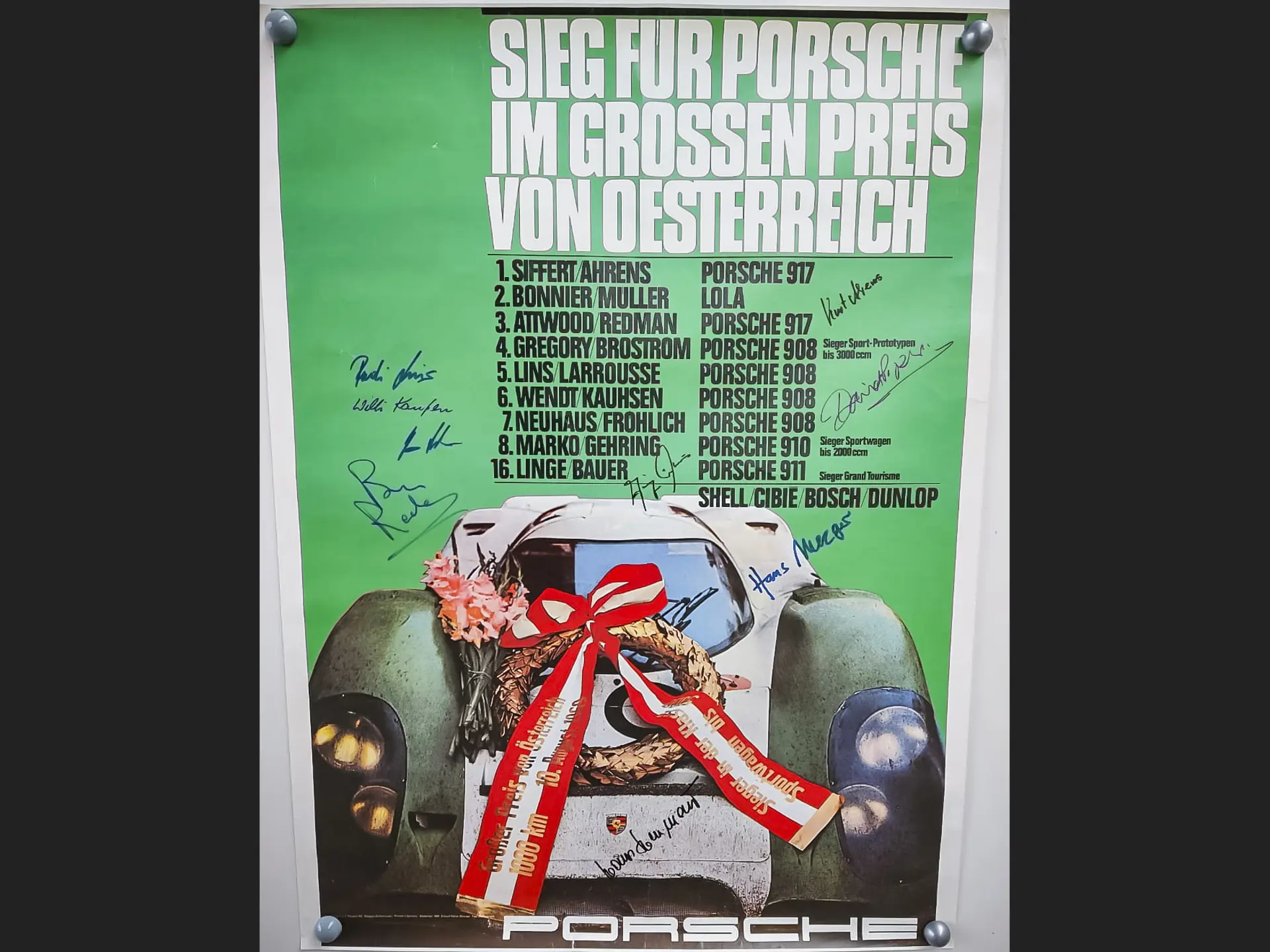 Sieg für Porsche im Grossen Preis von Oesterreich, 1969 | Open