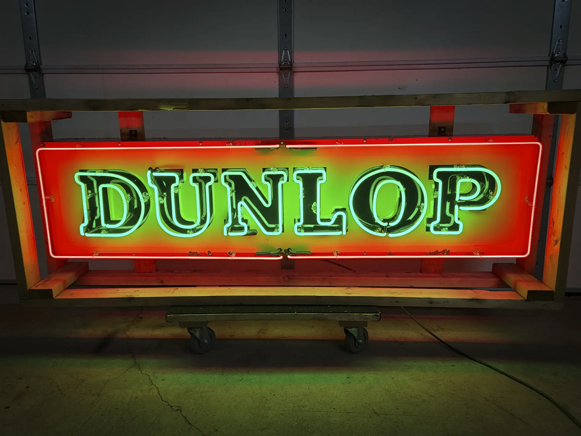 Dunlop Neon Porcelain Sign | Auburn Fall 2020 | RM Sotheby's