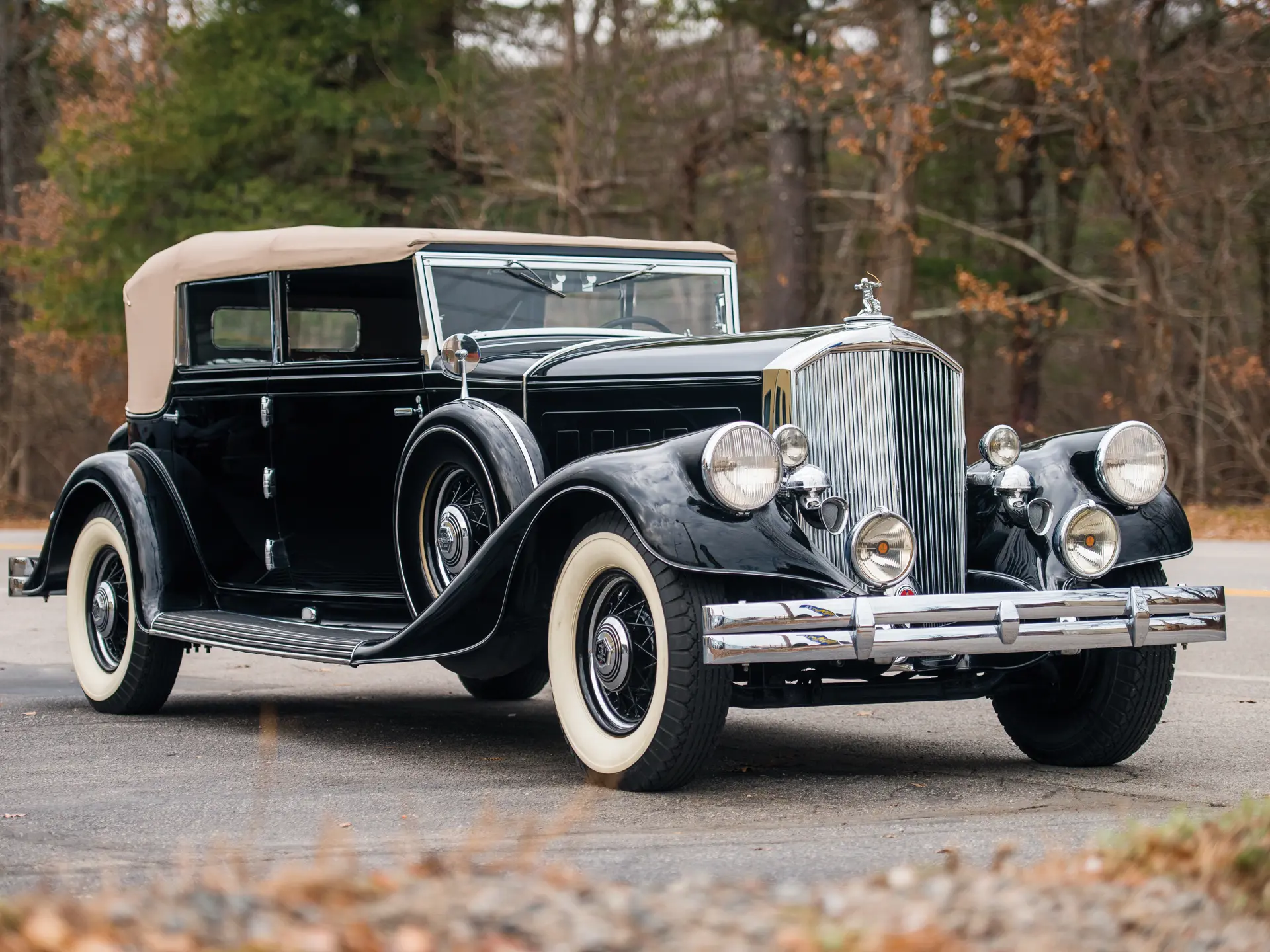 1933 Pierce-Arrow Model 1247 Convertible Sedan by LeBaron | Amelia