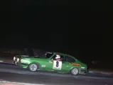 The Capri races under the cover of darkness at the 1981 24 Hours of Nürburgring.