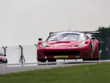 The 458 GT3 at Donington Park National.