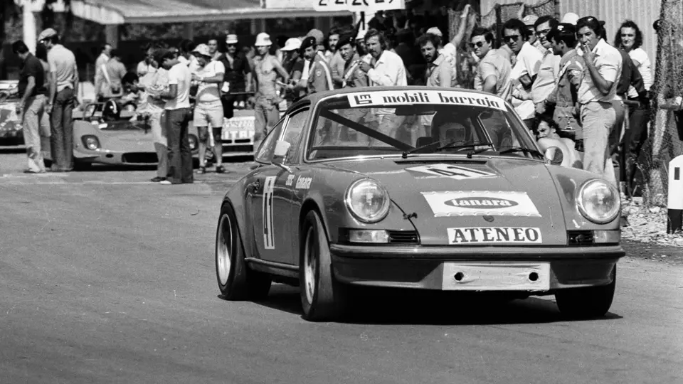 The RS 2.7 as seen during the 1975 Targa Florio, where it finished 16th overall and 8th in class. The RS 2.7 as seen during the 1975 Targa Florio, where it finished 16th overall and 8th in class.
