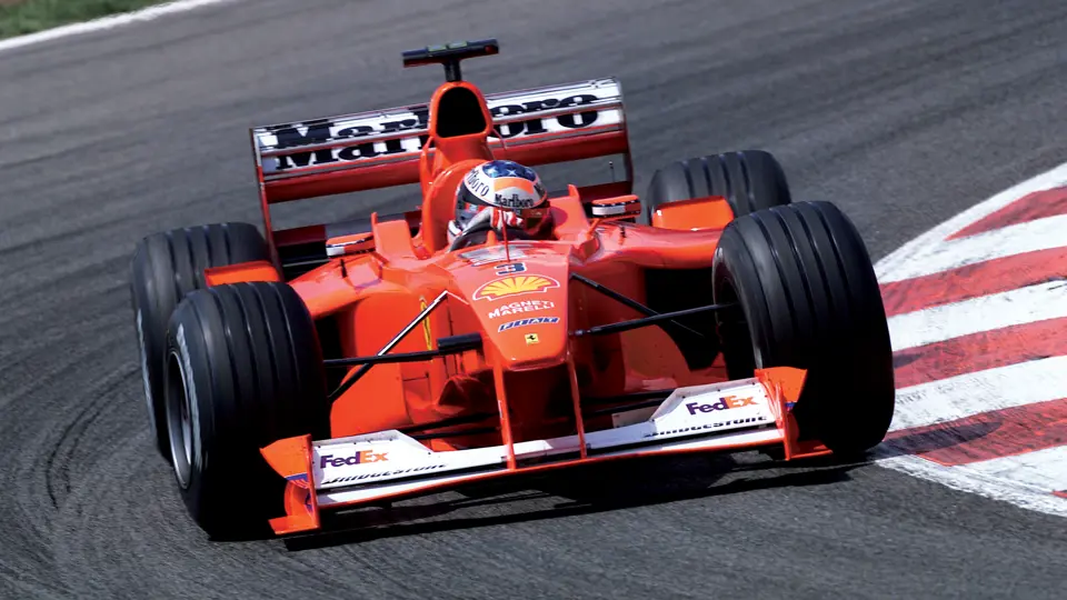 Formula One Spanish Grand Prix
Michael Schumacher
Barcelona, Spain, 07-05-2000
Pic Steve Etherington/ LAT
ref: 18mb Digital. Race.
