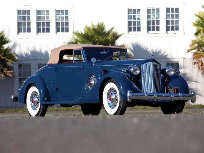 1935 Packard 1207 Twelve Coupe Roadster: market value and price history