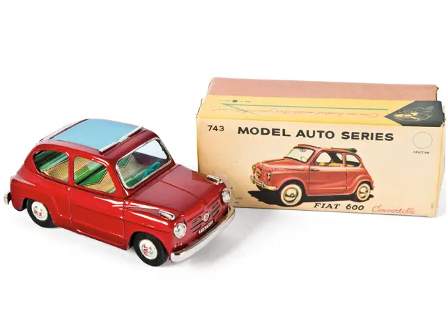 Bandai Fiat 600 Toy Car and Original Box | The Bruce Weiner