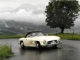 Driving on the Kitzboheler Alpinerallye in 1995.