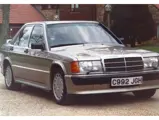 The Mercedes-Benz is pictured in Senna’s ownership, here outside his Esher address.