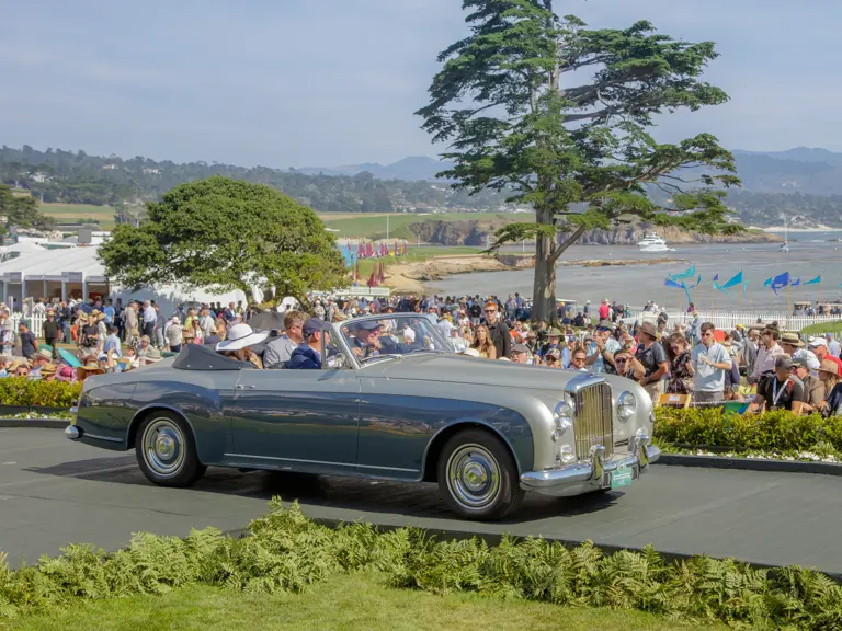 Following the completion of its restoration, the Bentley S1 Continental was flown from the United Kingdom to join the 2023 Pebble Beach Concours d’Elegance.