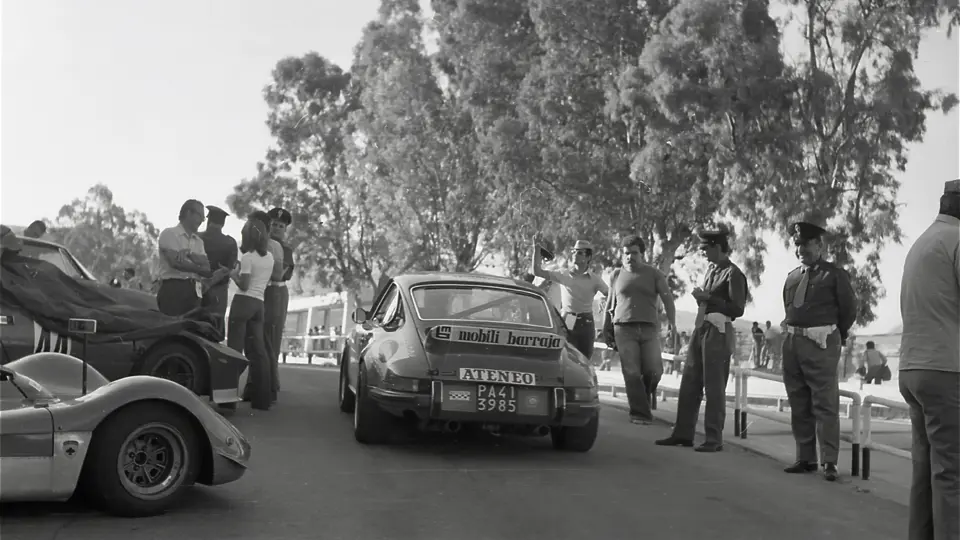 The RS 2.7 as seen during the 1975 Targa Florio, where it finished 16th overall and 8th in class. The RS 2.7 as seen during the 1975 Targa Florio, where it finished 16th overall and 8th in class.
