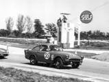 The Sunbeam Harrington Alpine NART as seen at the 1963 12 Hours of Sebring.