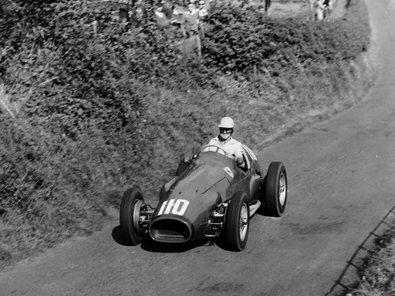 Ian Sievewright at Shelsley Walsh England, August 1964.