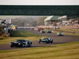 The Lotus is pictured competing in the Whitsun Trophy at the 2023 Goodwood Revival.