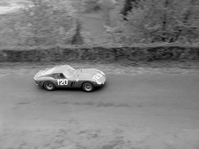 NüRBURGRING, GERMANY - MAY 27: Willy Mairesse / Mike Parkes, SEFAC Ferrari, Ferrari 330 LM/GTO 3673SA during the Nurburgring 1000 kms at Nürburgring on May 27, 1962 in Nürburgring, Germany. (Photo by LAT Images)