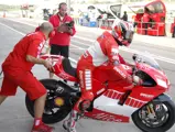 The GP6 as seen during the final round of the 2006 MotoGP season at Valencia.