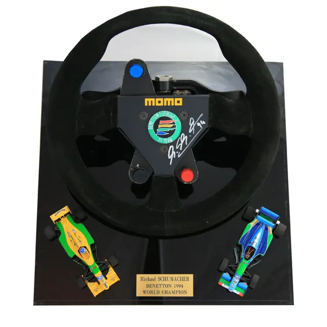 Benetton Formula 1 ステアリング Genuine Vintage MOMO BENETTON FORMULA 1 steering wheel | eBay