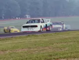 The BMW McLaren 320i Turbo as seen at Mid-Ohio in 1979.