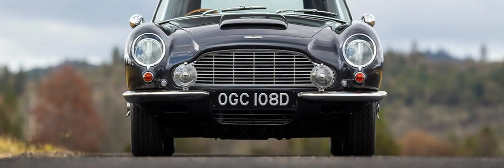 Gunmetal Grey 1965 Aston Martin ShortChassis Volante available at RM Sothebys Arizona Live Auction 2021