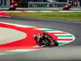 Brad Binder and the KTM RC16 at the 2023 Grand Primeio d'Italia Oakley where the pair set the top-speed record in MotoGP.