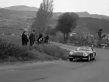 Claude Bouscary climbs to a first place finish in the at the 1967 Course de Côte du Col Bayard in his Ferrari 275 GTB.