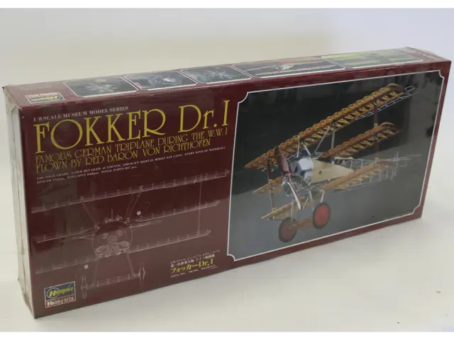 Hasegawa FOKKER Dr.I 1/8スケール ミュージアムモデル e18805860696fe3f538d49e47137b0