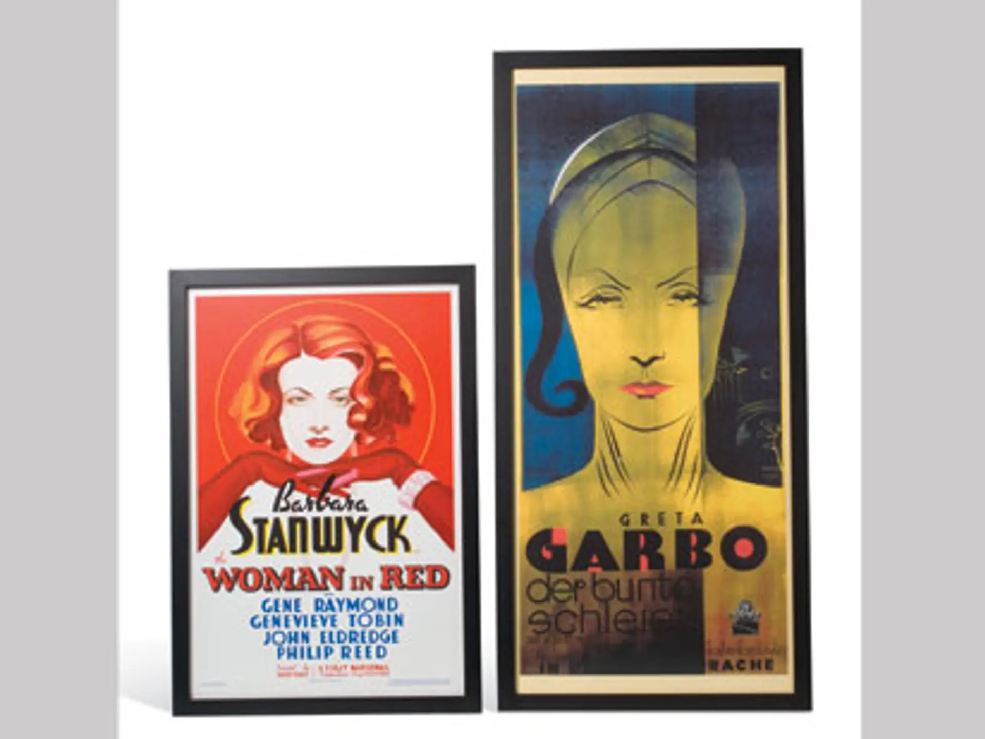 Barbara Stanwyck and Greta Garbo Movie Posters | The Astor Collection ...