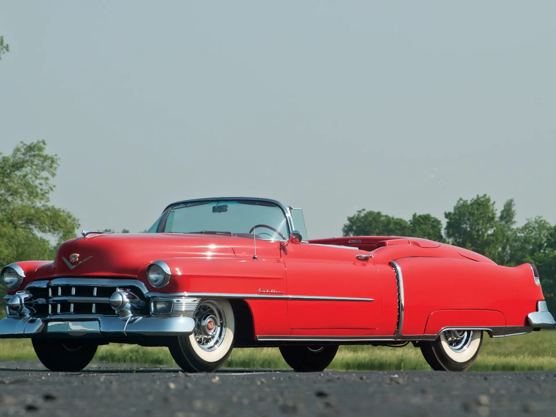１９５３cadillac eldorclosed convertible 1st Year Eldo - 1953 Cadillac Eldorado Convertible in Blue