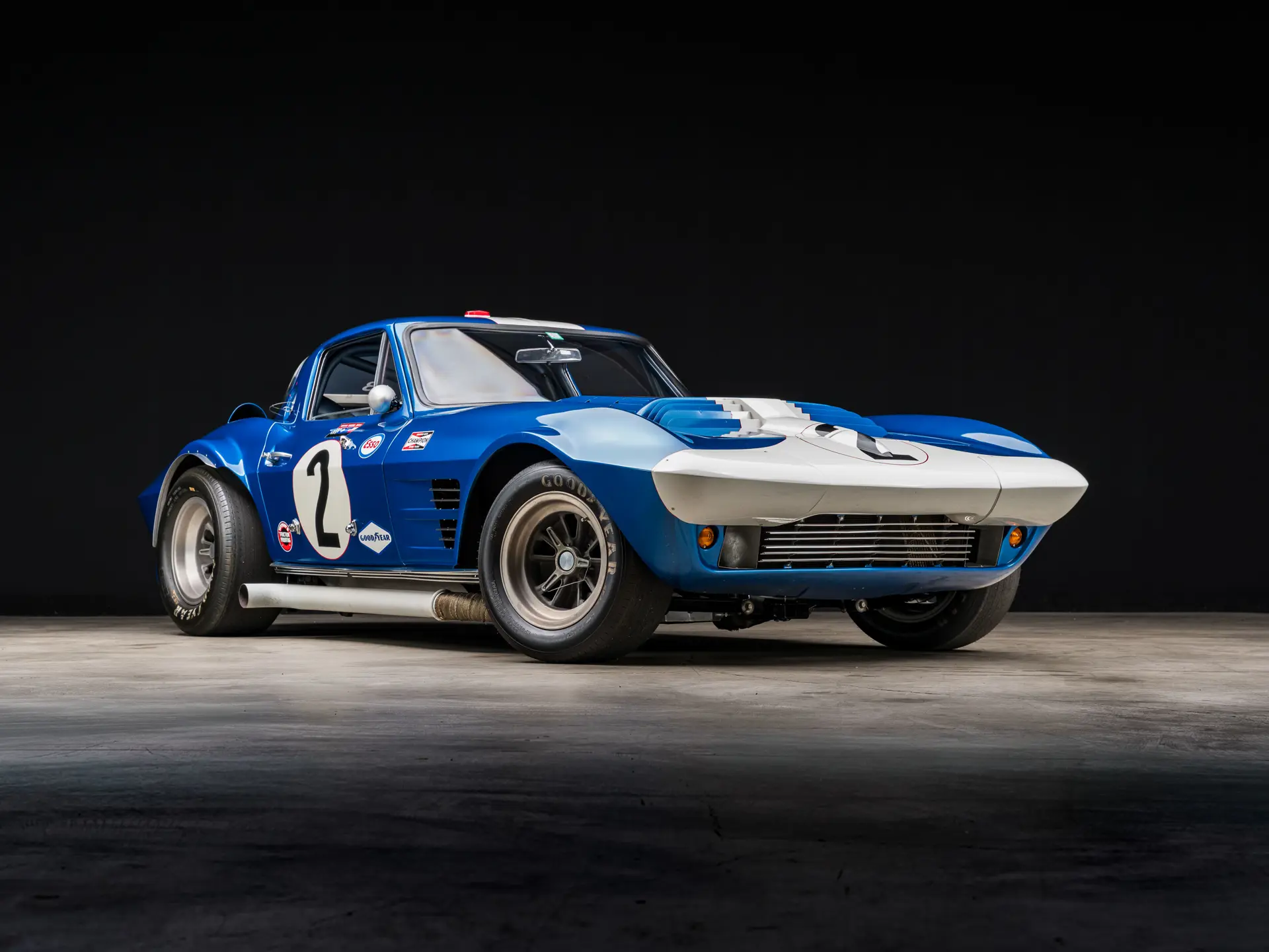 The 1963 Chevrolet Corvette Grand Sport brought $18,705,000, a new world record for any Corvette sold at auction. Photo: ©2026 Courtesy of RM Sotheby's