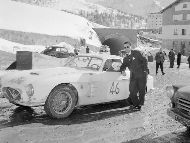 Chassis 106.00026 at the 1957 Rallye Sestriere.