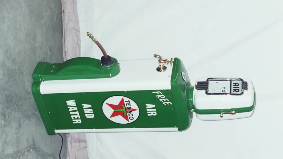1930's ECO retractable air meter restored in 