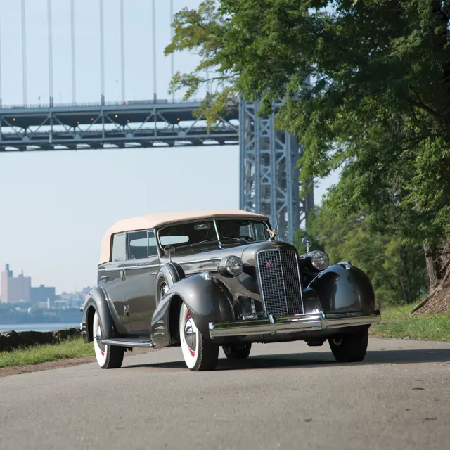 1936 Cadillac V-16 Convertible Sedan by Fleetwood | Hershey 2017