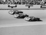Autodelta Alfa Romeo T33/2s finishing in formation at the 1968 24 Hours of Daytona. Chassis no. 015, race #23 (center), was driven by Mario Andretti and Lucien Bianchi to a 5th in class and 6th overall finish.