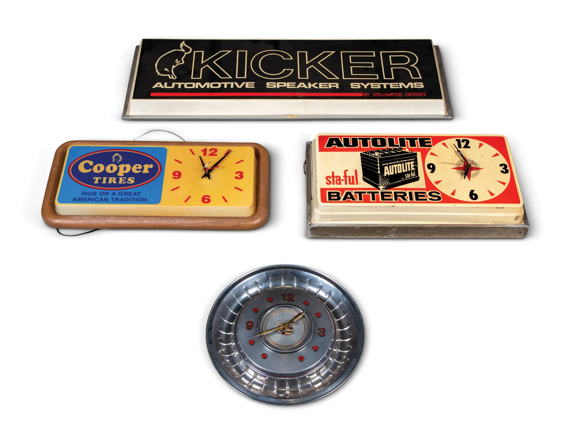 Kicker Automotive Speaker Systems Lighted Sign, Cooper Tires Lighted ...