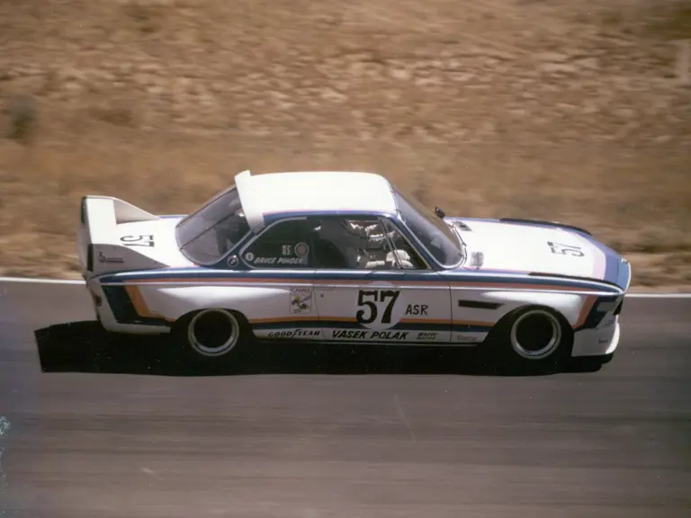 Bruce Ponder claimed a race win aboard the BMW in a 1974 SCCA meeting at Riverside.