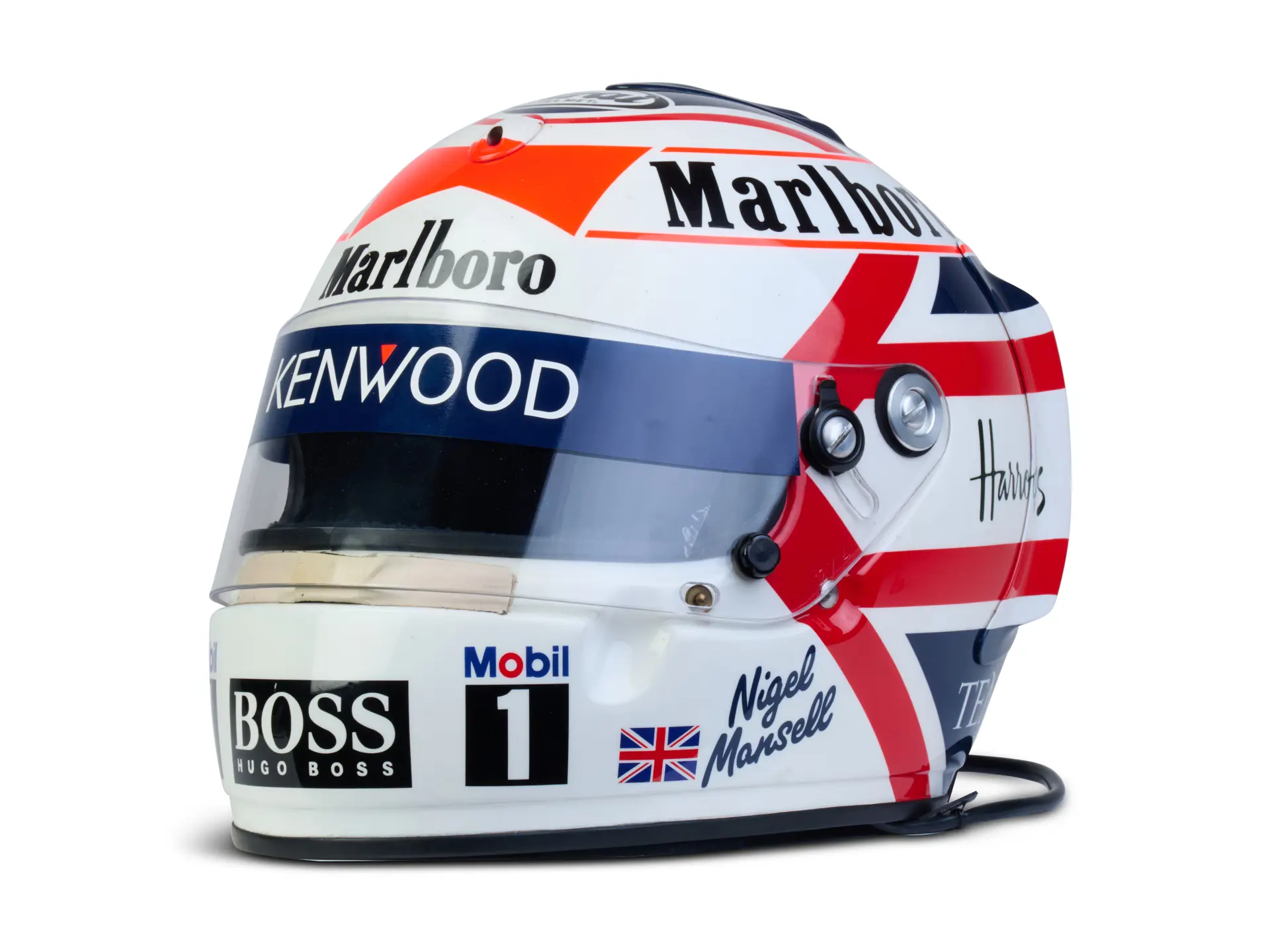 Bouton De Casque F1 McLaren Abu Dhabi 2016 Arai 1/2 – Pièce De Collection
