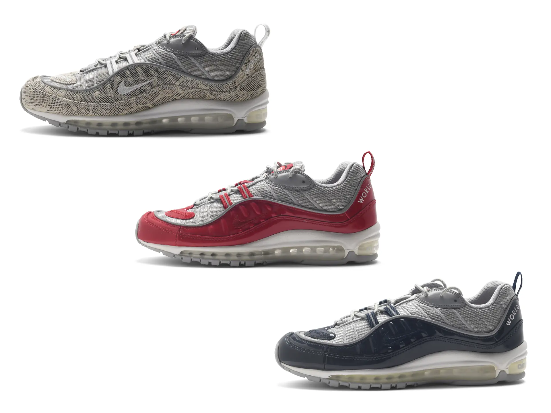 Set of Three | Nike Air Max 98 Supreme Sneakers | Dare to Dream