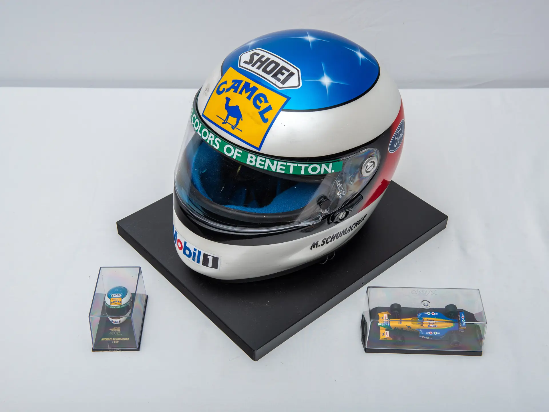 ☆【SHOEI】Benetton Formula ヘルメット 1991 Michael Schumacher Shoei Benetton Formula 1 Helmet | Full