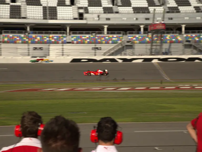 Chassis no. 215 at speed during the 2016 Finali Mondiali at Daytona.