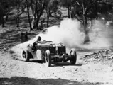 Otto Stone tackles the Mount Tarrengower hill climb in chassis K3016 in 1948.