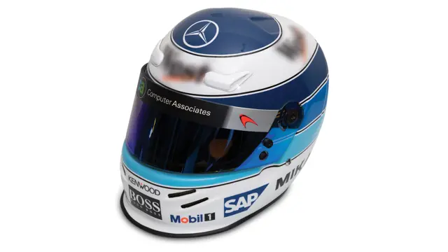Mika Häkkinen McLaren Mercedes Helmet, 2001 | Online Only: Formula