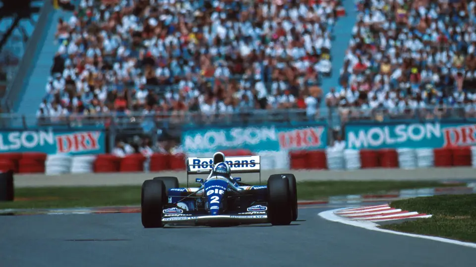David Coulthard races FW16B-01 to a 5th place finish at the 1994 Canadian Grand Prix.