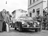 Crowds gather for the 1954 Firenze-Siena, with chassis 01845 pictured here on the start line.