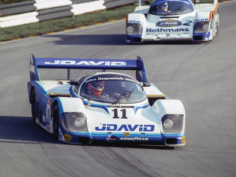 Chassis no. 956-110 at Brands Hatch in 1983.
