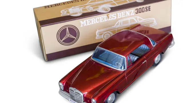 Mercedes-Benz 300 SE Large Scale Tin Toy by Ichiko | THE