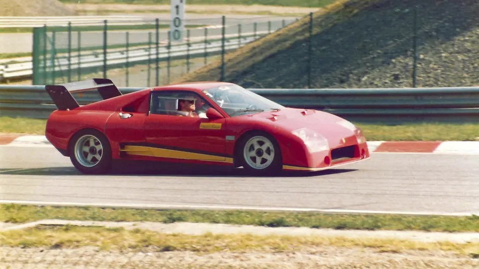 Chassis number 001 competed for Écurie Francorchamps and, appropriately, is seen here at Spa-Francorchamps in 1987.