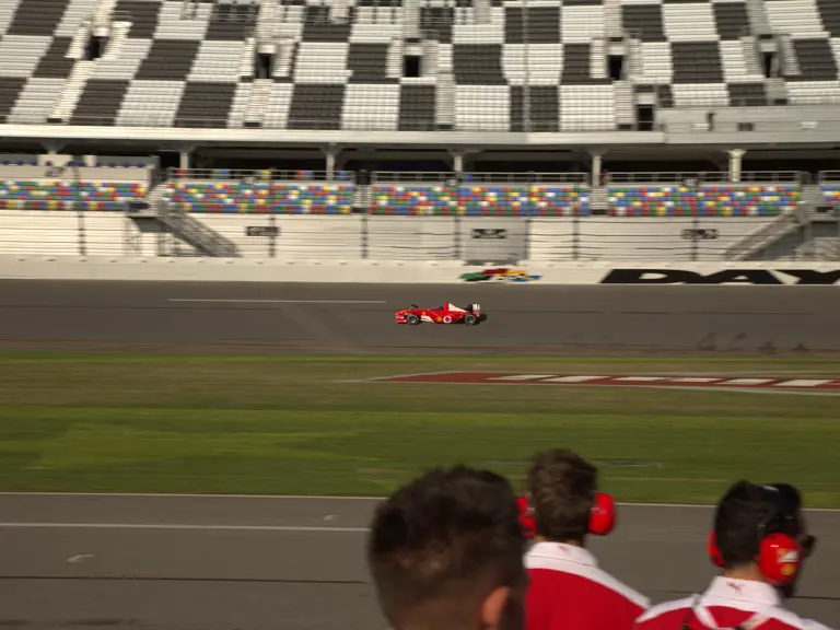 Chassis no. 215 at speed during the 2016 Finali Mondiali at Daytona.