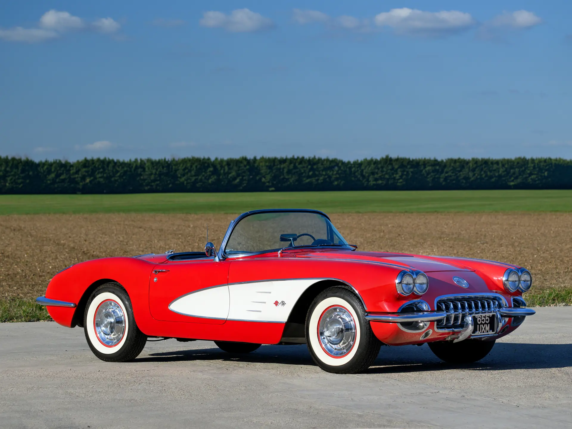 スナップオン 1958 コルベット Corvette Snap-On Tools 1958 Chevrolet Corvette Die Cast Model Car Kit