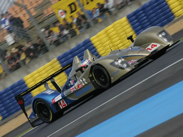 The Creation is pictured racing at the 2008 24 Hours of Le Mans.